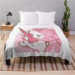 Bee and Puppycat Throw Blanket