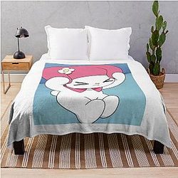 Bee and Puppycat Throw Blanket
