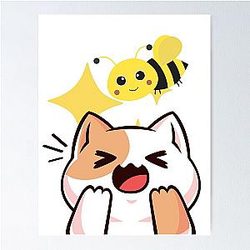 Bee And Puppycat Sticky Poster