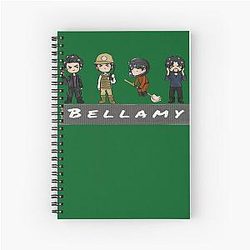 Bellamy Blake Spiral Notebook