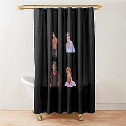 Ben Azelart Shower Curtain