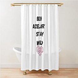 Ben Azelart Stay Wild Shower Curtain