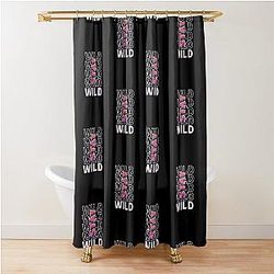 Ben Azelart Stay Wild Shower Curtain