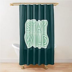 Stay Wild BEN AZELART Shower Curtain