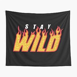 Stay Wildfire Ben Azelart Tapestry