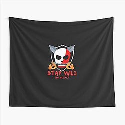 Stay Wild Ben Azelart Tapestry