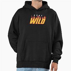 Stay Wild Fire Ben Azelart Premium Oversized Hoodie