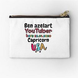 Ben Azelart YouTuber Zipper Pouch becomes: 
Ben Azelart YouTuber Pouch