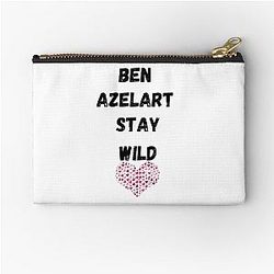 Funny Ben Azelart Stay Wild Zipper Pouch