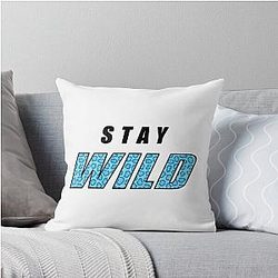 Ben Azelart Merch Stay Wild Throw Pillow