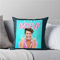 Ben Azelart Stay Wild Fire Throw Pillow