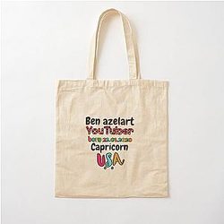 Ben Azelart YouTuber Cotton Bag
