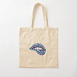 Ben Azelart Lips Cotton Tote Bag