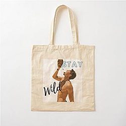 Ben Azelart Stay Wild Cotton Tote Bag