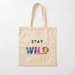 Stay Wild Ben Azelart Cotton Tote Bag