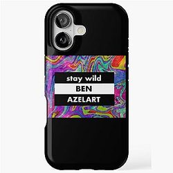 Art Ben Azelart Stay Tough iPhone Case