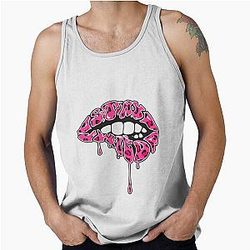 Ben Azelart Stay Lips Tank Top