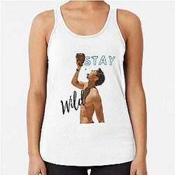 Ben Azelart Stay Wild Racerback Tank Top