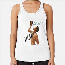 Ben Azelart Stay Wild Racerback Tank Top