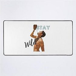 Ben Azelart Stay Wild Desk Mat