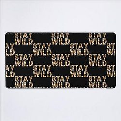 Ben Azelart Stay Wild Desk Mat