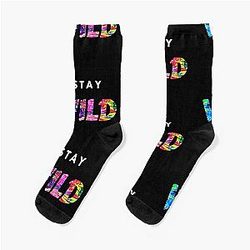 Stay Wild Ben Azelart Socks