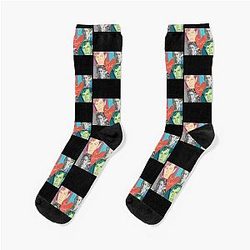Ben Azelart Posing in a Photo with Socks
