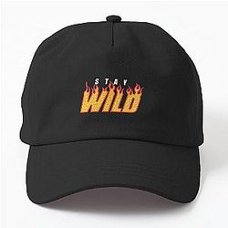 Stay Wild Fire Ben Azelart Dad Hat