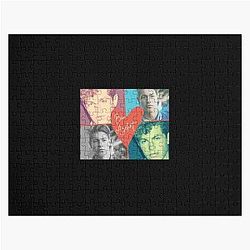 Ben Azelart posing in a photo jigsaw puzzle