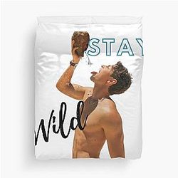 Ben Azelart Stay Wild Alertzert Duvet Cover