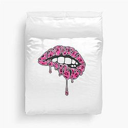 Ben Azelart Stay Lips Duvet Cover