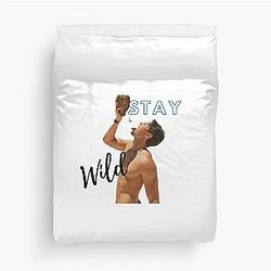 Ben Azelart Stay Wild Alertz Duvet Cover