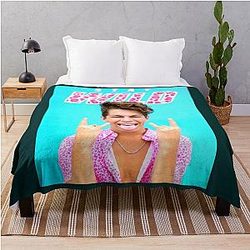 Ben Azelart Stay Wild Throw Blanket