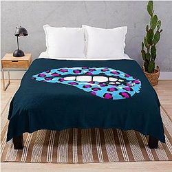 Ben Azelart Merch Lip Throw Blanket
