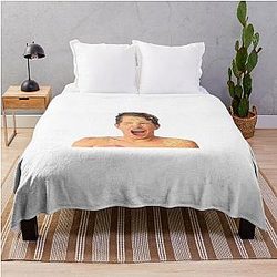 Ben Azelart Sand Face Throw Blanket