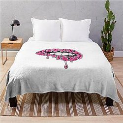 Ben Azelart Stay Wild Throw Blanket