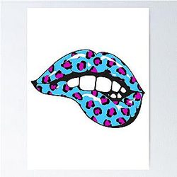 Ben Azelart Lip Poster