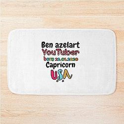 Ben Azelart YouTuber Bath Mat