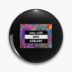 Art Ben Azelart Stay Wild Pin