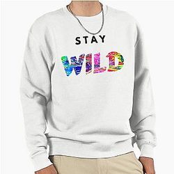 Stay Wild Ben Azelart Pullover Sweatshirt