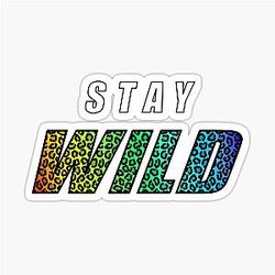 Stay Wild Ben Azelart Sticker