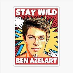 Stay Wild Ben Azelart Sticker