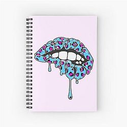 Ben Azelart Merch Stay Wild Lip Spiral Notebook