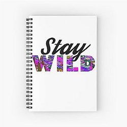 Stay Wild Ben Azelart Notebook
