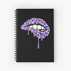 Ben Azelart Stay Wild Lips Merch Collection Notebook