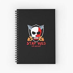 Stay Wild Ben Azelart Spiral Notebook