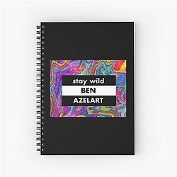 Art Ben Azelart Stay Spiral Notebook