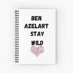 Ben Azelart Spiral Notebook