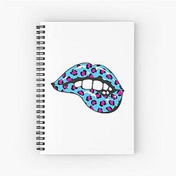 Ben Azelart Lips Spiral Notebook