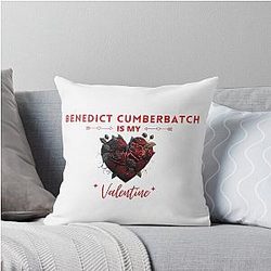 Benedict Cumberbatch is My Valentine Throw Pillow